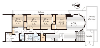 【間取り】 | ラヴィドール杉並上井草