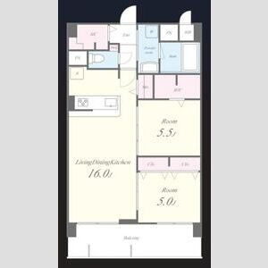 エクセルハイム東灘の間取り