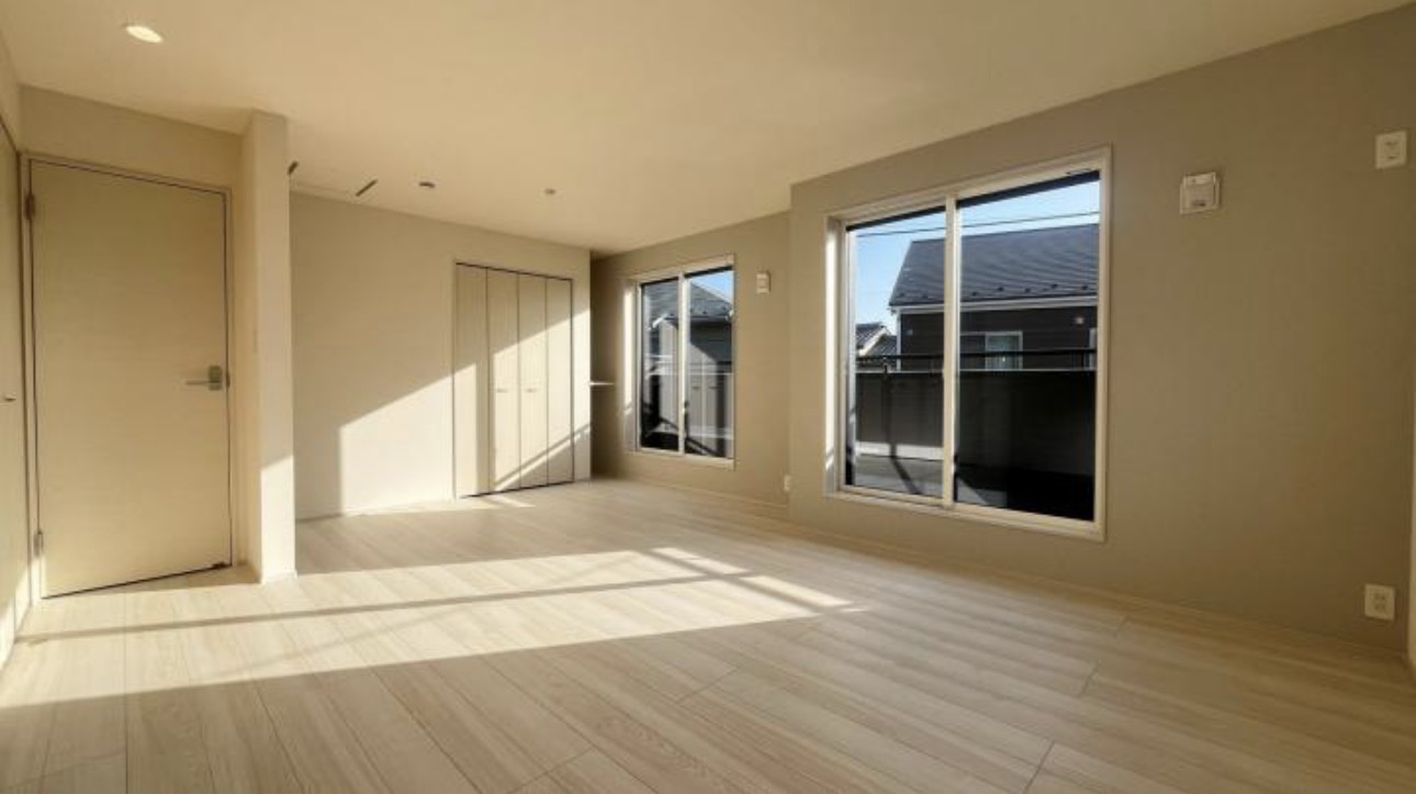 茅ヶ崎市東海岸北4丁目　敷地広々新築戸建ての洋室