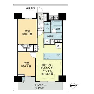 【間取り】 | ガーラ・レジデンス府中宮西町