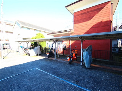 【その他共用部分】 | ラ・フォンテーヌA | バイク駐輪場