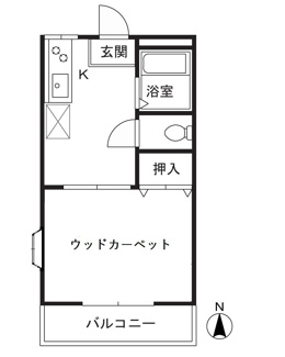 【間取り】 | ラ・フォンテーヌA