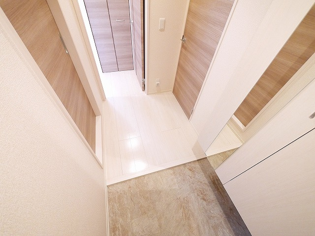 シャン　ドゥ　フルールの玄関|玄関です