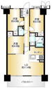 【間取り】 | 眺望良好・Ｒ８年４月中旬室内改装完了予定・全居室収納有・ペット飼育可