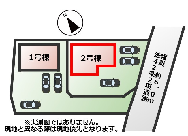 LiveleGarden.S栃木都賀町平川第3の区画図|【全2棟】各号棟の詳細については、お気軽にお問い合わせください♪
