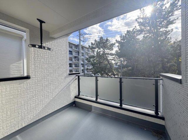 茅ヶ崎市浜須賀　海近くの角地新築戸建てのバルコニー