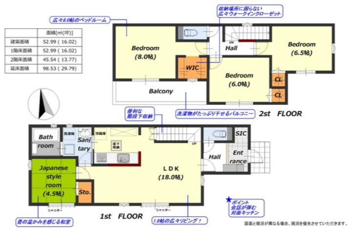 売新築戸建　静岡市千代田5丁目の間取り