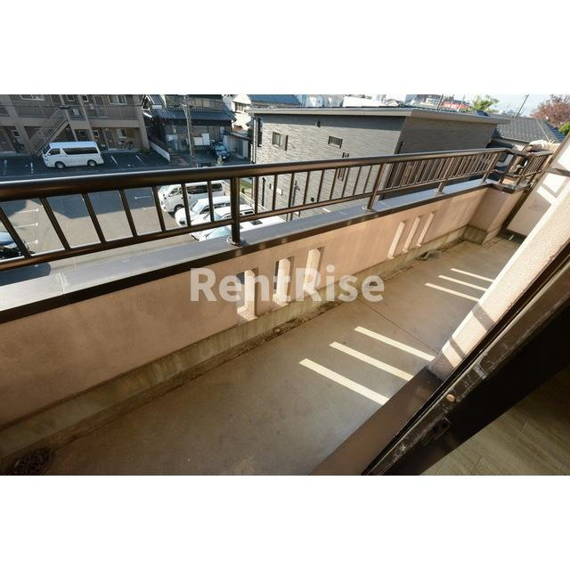 花ノ木パークハイツのバルコニー