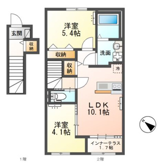 【間取り】 | つくば市大角豆新築アパート（仮