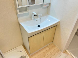 【洗面所】 | ペット可／上横場新築アパートB（仮 | 洗髪洗面化粧台（イメージ）