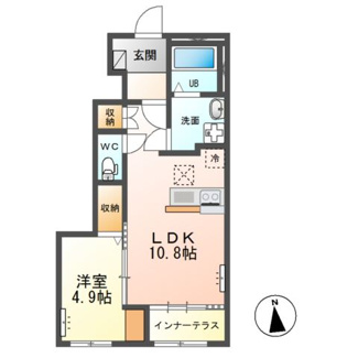 【間取り】 | ペット可／上横場新築アパートB（仮