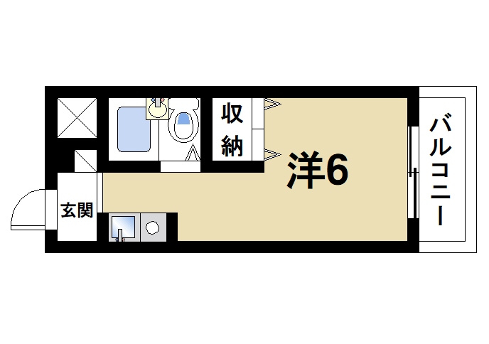 シティパレスあやめ池Ｐ８の間取り