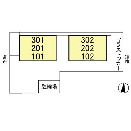 ルーチェ琴平の区画図