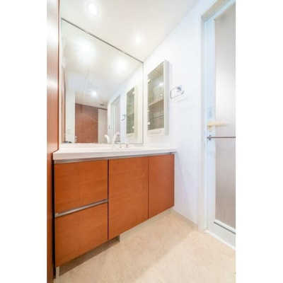 【独立洗面台】 | レーベンハイム蕨クラファス | 独立洗面台、朝の身支度には欠かせません