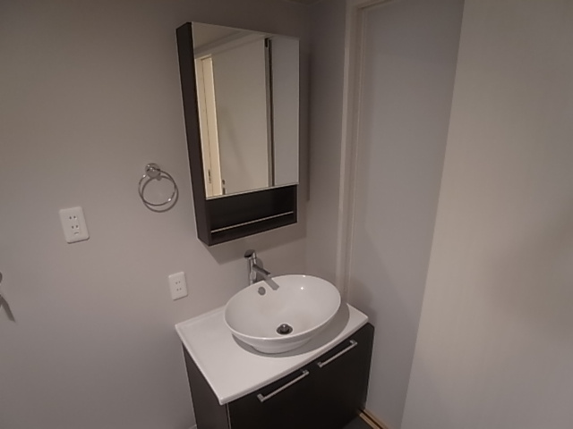 神戸市長田区久保町７丁目のアパートの洗面所|独立洗面台