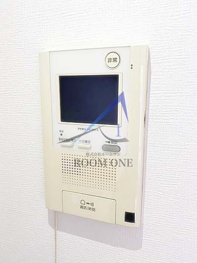 メインステージパーク大山のセキュリティ|モニター付きインターホンです。