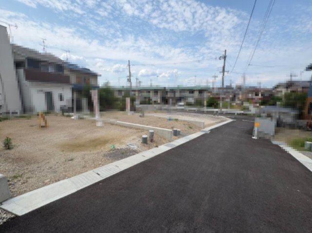 長岡京市長岡1丁目の前面道路含む現地写真|前道：約5.0ｍ
