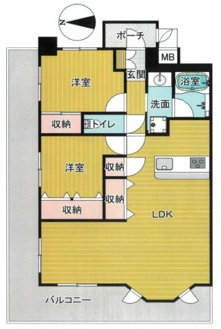 アリスト和歌山城の間取り