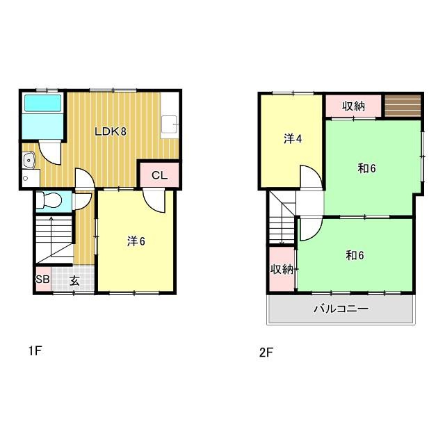 甲子園九番町戸建の間取り