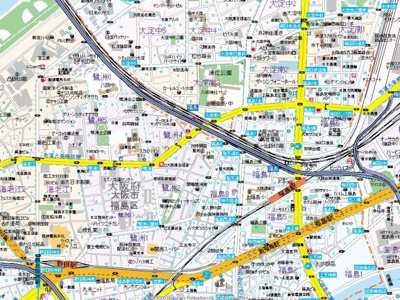 【地図】 | スプランディッド梅田WEST