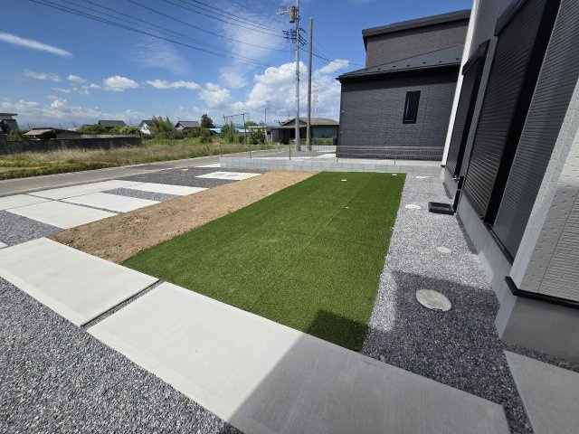 新築　太田市新田高尾町　GRAFARE　3号棟の庭|太田市新田高尾町　GRAFARE　