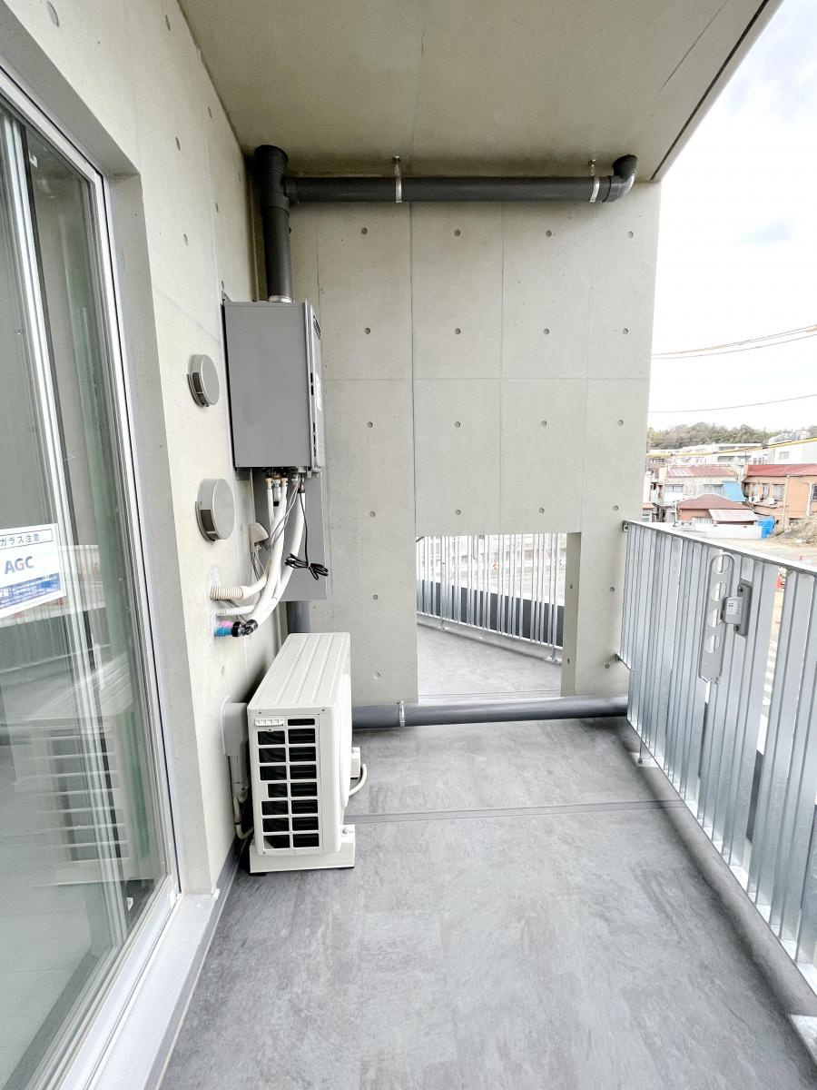 グランヒルズのバルコニー