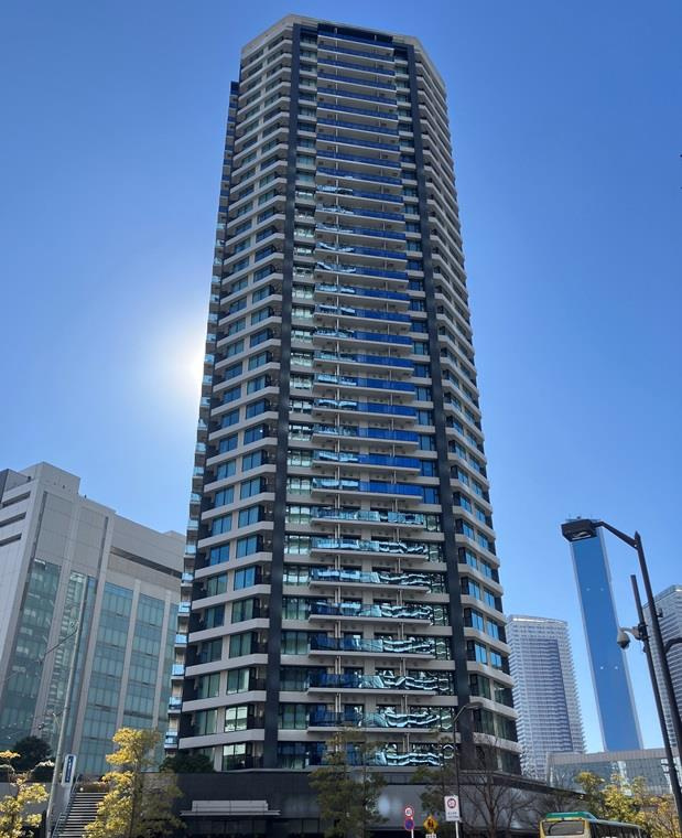 ベイサイドタワー晴海の外観