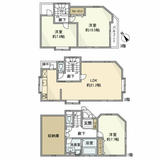 【間取り】 | 小山戸建