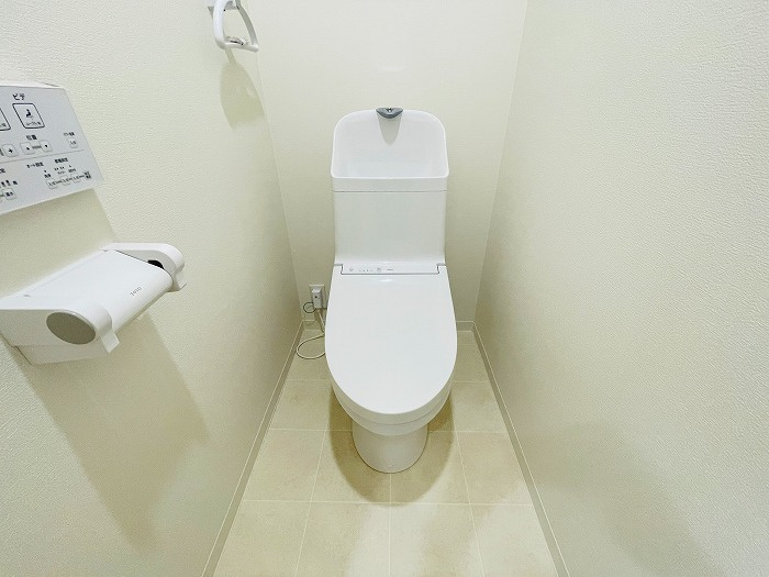 エスポワール南福岡のトイレ|縦型トイレは掃除しやすいですよ♪