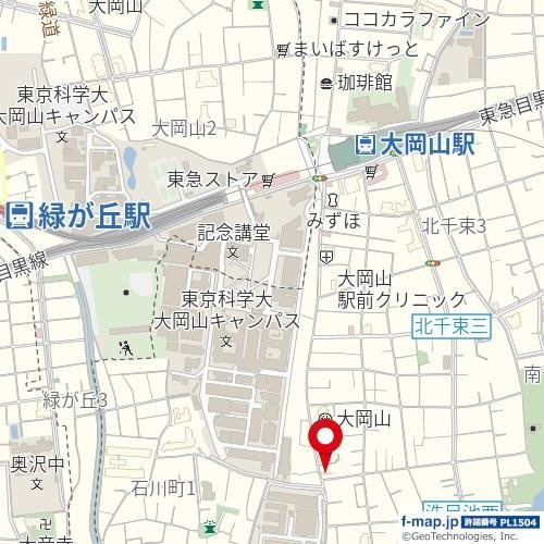 大田区南千束３丁目戸建　３号棟の地図