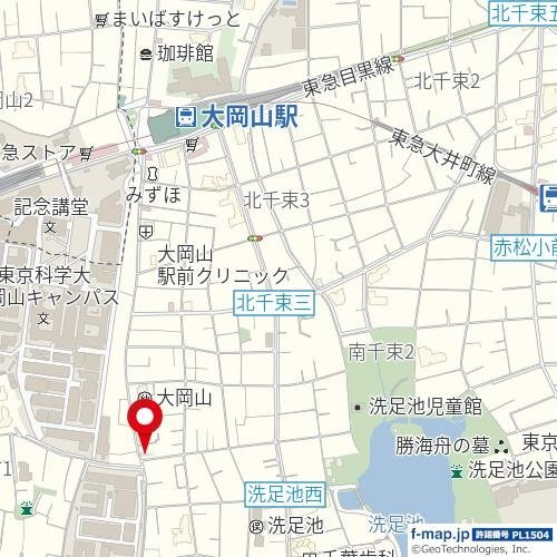 大田区南千束３丁目戸建　２号棟の地図