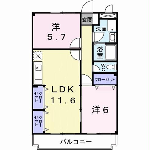 アクロポリス1の間取り