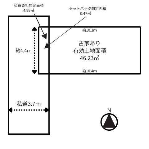 大阪市鶴見区安田3丁目の区画図