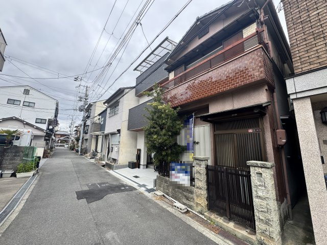 大阪市鶴見区安田3丁目の前面道路含む現地写真