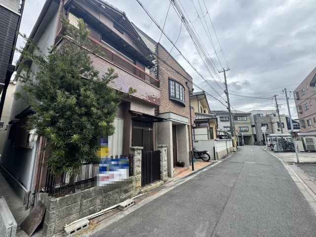 大阪市鶴見区安田3丁目の前面道路含む現地写真