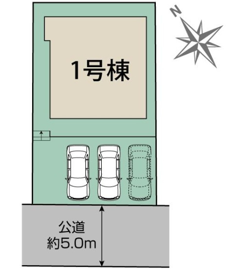 四街道市旭ケ丘1丁目の区画図