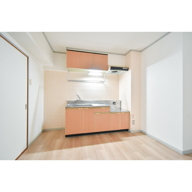 スクエアガーデン【キャッシュバック対象物件】のキッチン|コンパクトなキッチンで掃除もラクラク