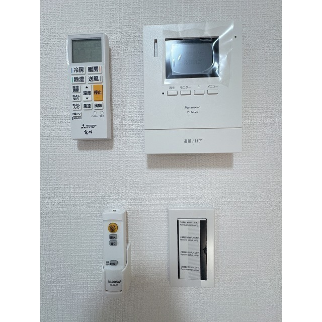 ラフィーネ三ッ沢南町のセキュリティ|モニター付きインターホン♪