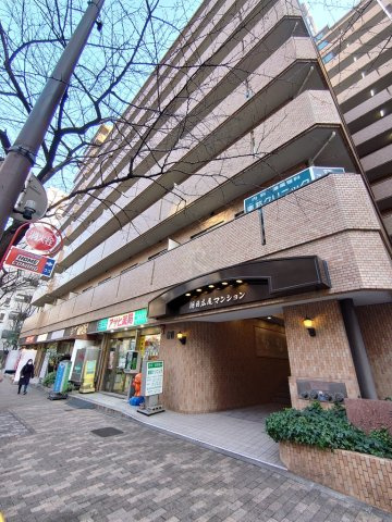 朝日広尾マンションの外観|朝日広尾マンション：オートロック＆宅配ボックス付きマンションです！