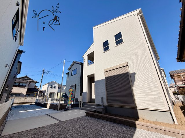 高崎市石原町第24　４号棟(全６棟)　リーブルガーデン　新築建売分譲の外観|建物外観を気になさる方へ、見た目の良い物件です