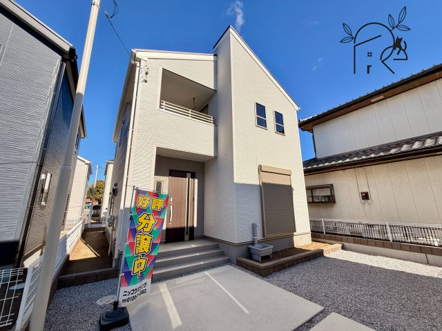 高崎市石原町第24　４号棟(全６棟)　リーブルガーデン　新築建売分譲の外観|きれいな外観です