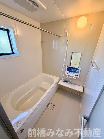 高崎市石原町第24　２号棟(全６棟)　リーブルガーデン　新築建売分譲の浴室|ゆったり過ごせるお風呂です