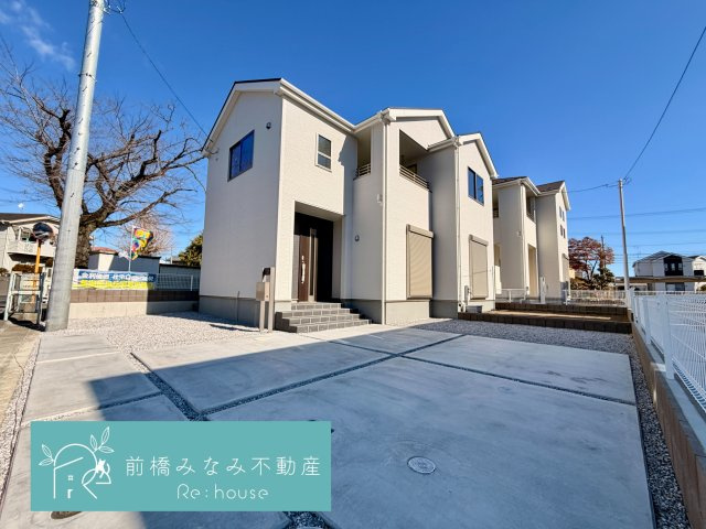 高崎市石原町第24　１号棟(全６棟)　リーブルガーデン　新築建売分譲の外観|外観もきれいです