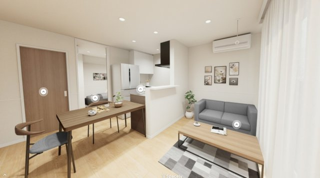 仮称　粕谷１丁目メゾン東棟の内装|イメージパースのため実際とは異なります