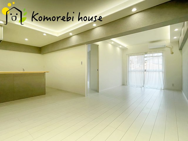 大宮植竹住宅の居間・リビング|ゆったりとしたリビングです