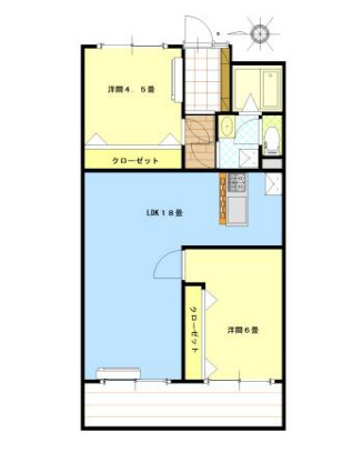 大宮植竹住宅の間取り|【大宮植竹住宅】・2LDK・専有面積58.96m2・バルコニー面積4.8m2