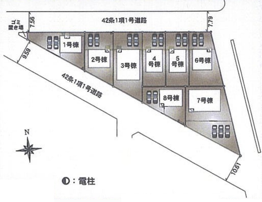 常総市本石下第12　新築戸建　6号棟の区画図