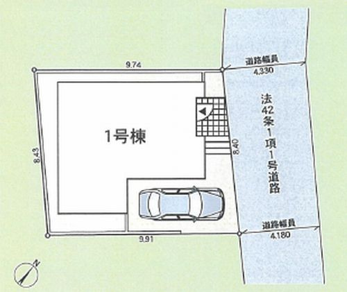 【区画図】 | 【仲介手数料０円】綾瀬市落合南第17　新築一戸建て | 綾瀬市落合南第17　新築一戸建て