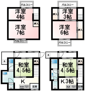 【間取り】 | 際川３丁目