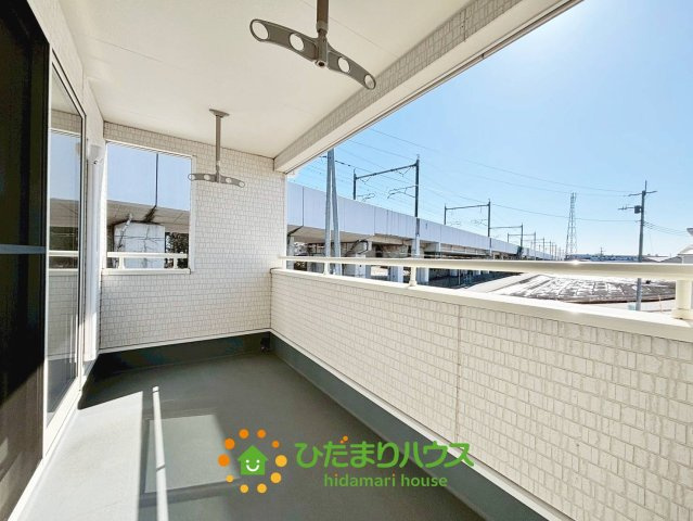 古河市女沼　中古一戸建てのバルコニー